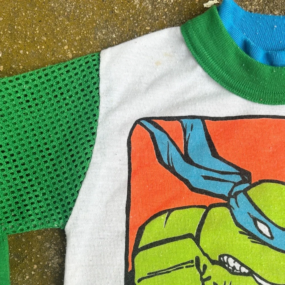 Vintage 90s Teenage Mutant Ninja Turtles Kids Pajama Set - Picture 2 of 5